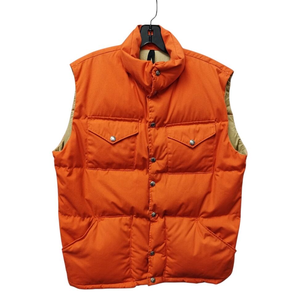 Vintage The North Face Mens Down Puffer Vest Large Brown Label Outdoors Hiking